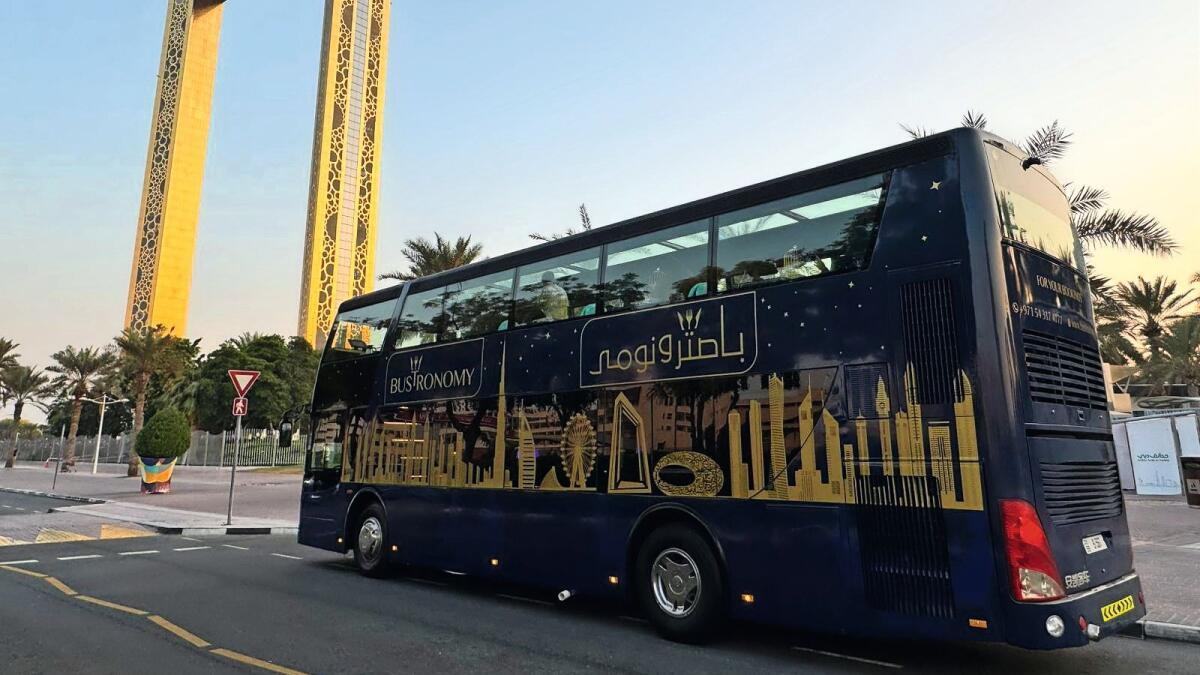 Bustronome Dubai Tickets | Luxury Dining Bus Tour